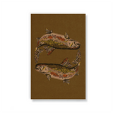 Trout Kraft Layflat Notebook Journal by Denik