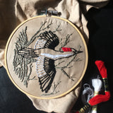 Extinct Embroidery Kit: Ivory Billed Woodpecker