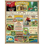 Camping 1,000 Piece Cavallini Puzzle