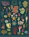 Ocean Flora 1,000 Piece Cavallini Puzzle