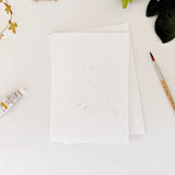 Birds Paintable Watercolor Notecard Set by Emily Lex