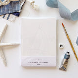 Seaside Paintable Watercolor Notecard Set (Emily Lex)