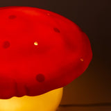 Medium Red Mushroom Lamp w/ Plug