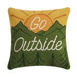 Go Outside Hook Pillow by Peking Handicraft
