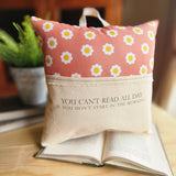 You Can't Read All Day, Reading Pillow, Mod Daisy