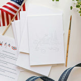 Americana Paintable Watercolor Notecard Set (emily lex studio)