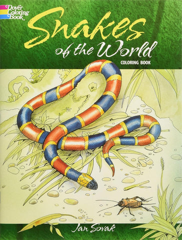 Snakes of the World Coloring Book (Dover Animal Coloring Book) by Jan Sovak