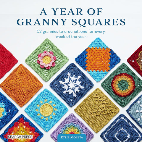 A Year of Granny Squares by Kylie Moleta