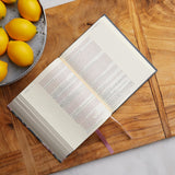NKJV, Journal the Word Bible, Hardcover, Gray, Red Letter Edition, Comfort Print: Reflect, Journal, or Create Art Next to Your Favorite Verses