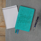 NKJV, Thinline Youth Edition Bible, Verse Art Cover Collection, Turquoise Leathersoft, Red Letter, Comfort Print: Holy Bible, New King James Version