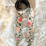 Pastel Blossom Dark - Handmade Phone Cord/ Bag Strap/Camera Strap