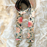 Pastel Blossom Dark - Handmade Phone Cord/ Bag Strap/Camera Strap