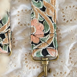 Pastel Blossom Dark - Handmade Phone Cord/ Bag Strap/Camera Strap