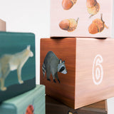 Pyramid Forest Stacking Blocks Numbers 1. 2. 3.