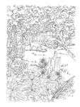 Country Scenes Dover Coloring Book