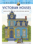 Victorian Houses Architecture Coloring Book (Creative Haven)
