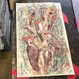Eastern Woodpeckers screen print