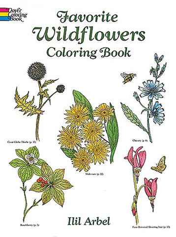 Favorite Wildflowers Dover Nature Coloring Book