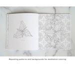 Flowerscape: A Botanical Coloring Book