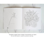 Flowerscape: A Botanical Coloring Book