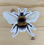 Bee Waterproof Sticker (Twig & Moth)