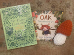 Fairy Fun Mushroom Bundle (My Fairy Library, Oak: The Littlest Leaf Girl, Locally Crocheted Mushroom)