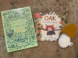 Fairy Fun Mushroom Bundle (My Fairy Library, Oak: The Littlest Leaf Girl, Locally Crocheted Mushroom)