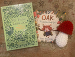 Fairy Fun Mushroom Bundle (My Fairy Library, Oak: The Littlest Leaf Girl, Locally Crocheted Mushroom)