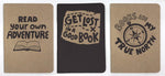 Get Lost in a Good Book 3-Pack Notebooks