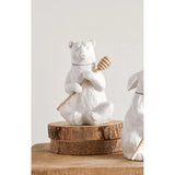 Bear Honey Pot with Honey Dipper