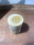 Handmade Beeswax Pillar Candle