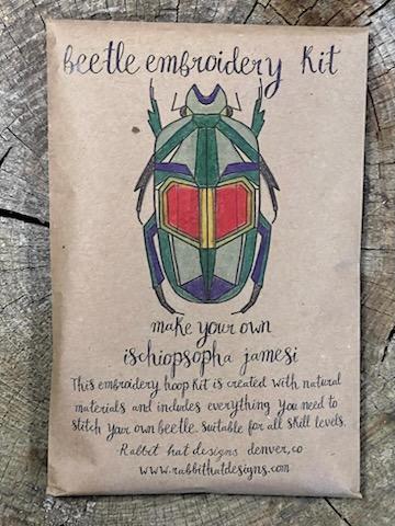 Ischiopsopha Jamesi Beetle DIY Embroidery Kit