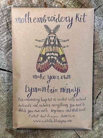Lymantria Ninayl Moth DIY Embroidery Kit