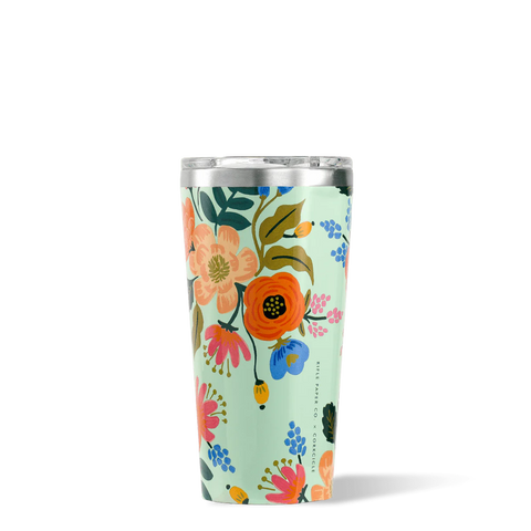 Rifle Paper Co. Mint Lively Floral 16oz Tumbler