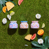 Pineapple Flower Pattern Play Petite Candle