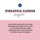 Pineapple Flower Pattern Play Petite Candle
