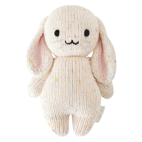 Baby Bunny Cotton Knit Doll -Confetti
