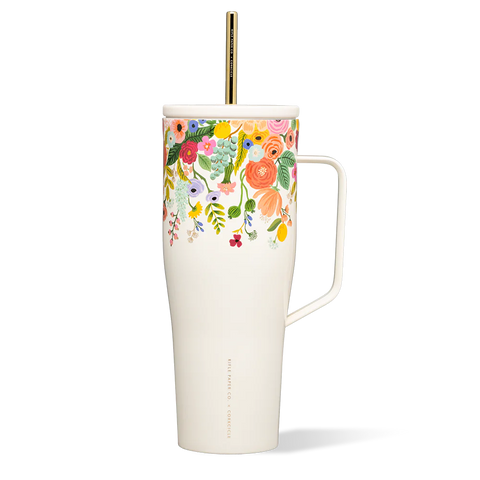 Rifle Paper Co. Cream Garden Party 30oz Cold Cup XL