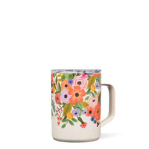 Rifle Paper Co. Garden Party Cream Insulated 16 oz Coffee Mug