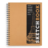 Sketchbook: Kraft Spiral Hardcover Mixed Media Journal for Drawing: Acid-Free Quality Paper (3 Sizes)