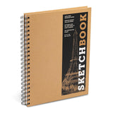 Sketchbook: Kraft Spiral Hardcover Mixed Media Journal for Drawing: Acid-Free Quality Paper (3 Sizes)