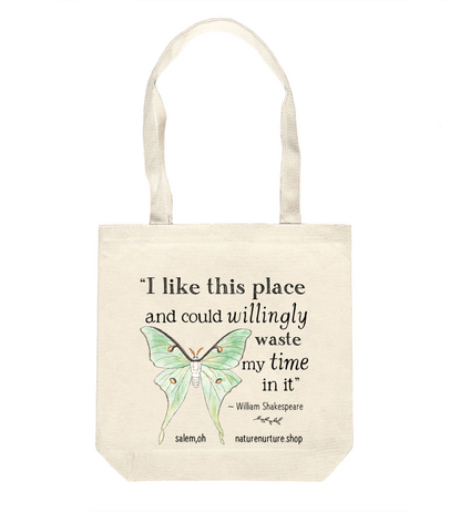 "I Like This Place" Shakespeare Quote - n+n Canvas Tote Bag by Twig & Moth