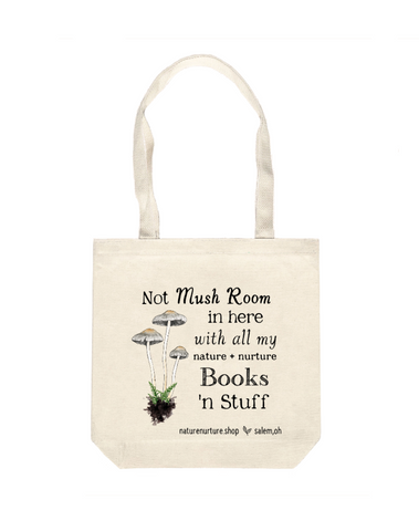 Not Mush Room n+n Canvas Tote Bag by Twig & Moth