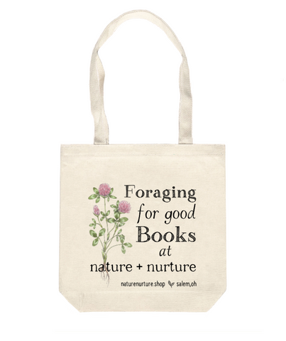 Foraging for Good Books at n+n Canvas Tote Bag by Twig & Moth