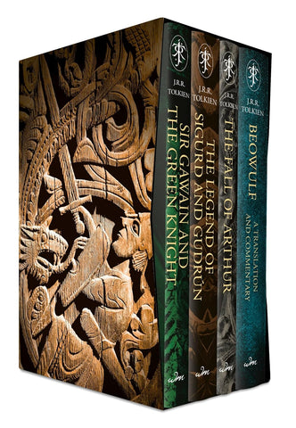 Tolkien Myths and Legends Box Set: Sir Gawain and the Green Knight, the Legend of Sigurd and Gudrún, the Fall of Arthur, Beowulf by J.R.R. Tolkien, Christopher Tolkien