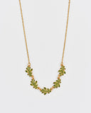 Oak Leaf Gold Choker Necklace