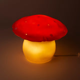 Medium Red Mushroom Lamp w/ Plug