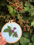 Beaded Berries - Botanical Embroidery Kit For Intermediate Stitchers