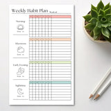 Weekly Habit Tracker: 50 Page Tear-Off Notepad (Weekly Habit Plan)