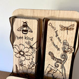 Wooden Bookmark- Bee Kind